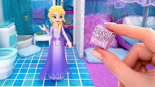 Pequeña casa de bricolaje para Elsa ️ ¡Ideas de bricolaje y estilos de maquillaje de Frozen