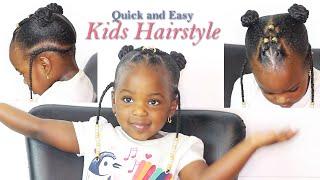 Fuss free toddler hairstyle | 4b hair | quick and easy toddler hairstyles | Everything Nat