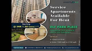 Service Apartments in DLF Park Place Gurgaon | Service Apartment for Rent in Gurgaon