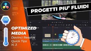 Velocizzare i progetti con Optimized Media e Render Cache - Davinci Resolve Quick Tips ep. 3