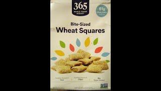 Whole Foods Market 365 Bite-Sized Wheat Squares Cereal Review