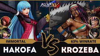 KOFXV⭐HAKOFA (Kula/Iori/Sylvie) vs KROZEBA (Billy/Haohmaru/Darli)⭐Ranked Match - 11/24