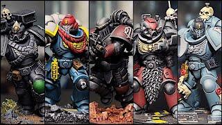 Kitbashing Successor Chapters of the Shattered Legions | Warhammer 40k Obscure Lore