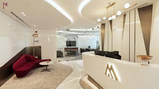 Motif Interiors Designs Luxurious Office for M&M Real Estate in the iconic Opus Building in Dubai