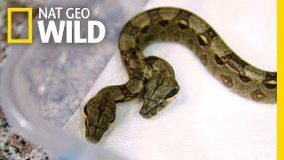 Rare Two-Headed Snake Surprises Vets | Nat Geo Wild