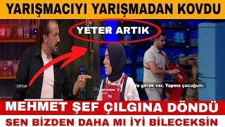 MASTERCHEF YENİ BÖLÜM FRAGMANI MEHMET ŞEF ÇILGINA DÖNDÜ YARIŞMACIYI KOVDU SEN BİZDEN DAHA MI İYİSİN