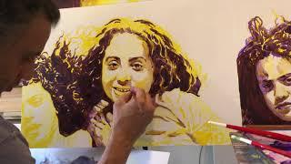 Timelapse Video of An Underpainting in Acrylic