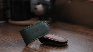 Making A Leather Money Clip ASMR