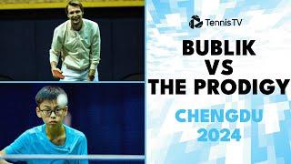 Alexander Bublik Takes On Table Tennis Prodigy! | Chengdu 2024