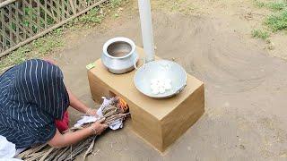 How to make diy Mud Stove । Mud Chulha Design । Cooking Chulha Making #Viral #stove # umme kitchen