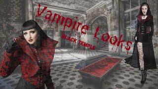 Vampire Goth Style Fashion Look for Alternative Women - Black Temple