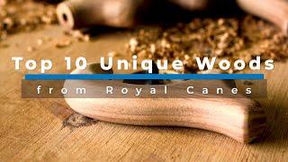 Top 10 Unique Woods Available in a Walking Cane from Royal Canes