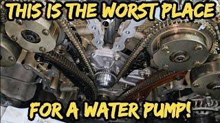 Timing Chain Driven Water Pump. These Usually Don't End Well. 2018 Ford Flex 3.5