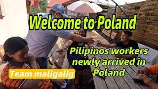 Bagong grupo ng Pilipino ofw nasa poland na welcome to Poland