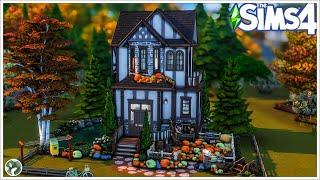 Pumpkin Farmer Small Home  #purplecat1kshell | The Sims 4 Speed Build No CC