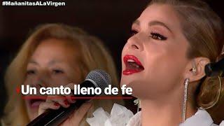 Itatí Cantoral le canta 'Las Mañanitas' una vez más a La Virgen de Guadalupe; ya es tradición