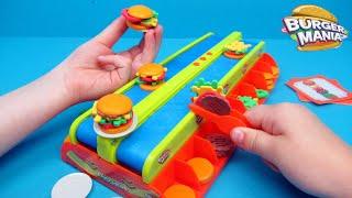 Burger Mania Board Game with Family Toys Collector