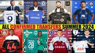 ALL CONFIRMED TRANSFERS SUMMER 2024 ️Taremi To Inter,Mbappé To Madrid, Branthwaite To Man United 