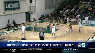 Dartmouth basketball players end attempt to unionize