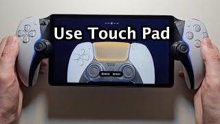 How to Use Touch Pad on PlayStation Portal