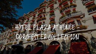 Hôtel Plaza Athénée - Dorchester Collection Review - Paris , France