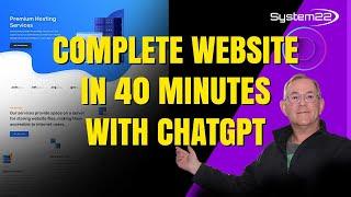 Divi Theme Complete Website In 40 Minutes with ChatGPT