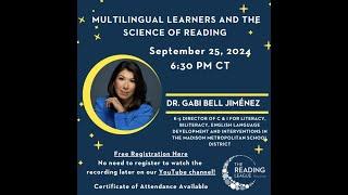 Multilingual Learners and the Science of Reading