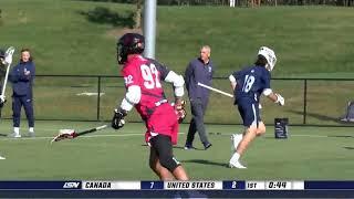 USA vs. Canada (Men) | 2021 World Lacrosse Super Sixes | Day 2 | Full Game