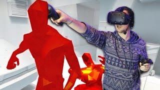NOT MY CONTROLLER! | SUPERHOT VR #2 (Oculus Touch Gameplay)
