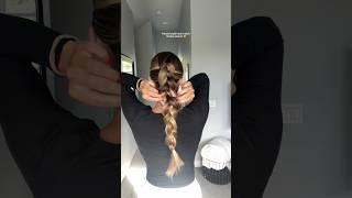 Perfect hack if you don’t know how to French braid! #hairstyle #braid #hairhack #hairtutorial #hair