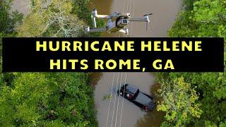 Hurricane Helene Hits Rome GA