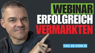 Wie du dein Webinar mit Kajabi vermarktest – Tag 23 von 31