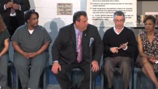 Christie Visits Hudson County Jail to See McGreevey's Ministry Program