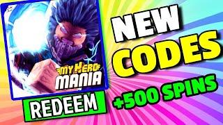 ALL NEW *SECRET* CODES in MY HERO MANIA CODES (Roblox My Hero Mania Codes)