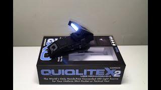 QuiqLiteX2 Tactical Torch Light Review & Feedback Notes