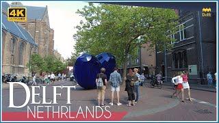 Walking Tour in Delft / Netherlands - The popular tourist destination - Episode2  / 4k