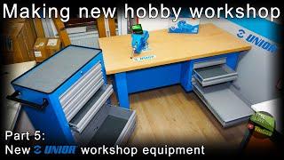 Making new hobby workshop part 5: New equipment from Unior Hand Tools [unbox/assembling/review]