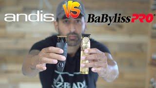 Andis GTX-EXO Cordless Trimmer VS babyliss gold fx trimmer