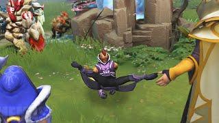 DOTA 2 Anti-mage Break Dance. [Sims cat break-dancing meme]