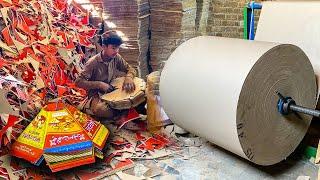 Amazing Manufacturing Process of Making Massive Cardboard Carton Box