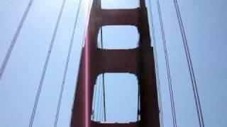 Under the Golden Gate Bridge tower