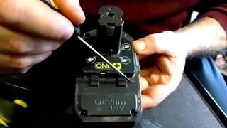 [CJTV DIY] -  RYOBI 18V LITHIUM BATTERY FIX [EASY]