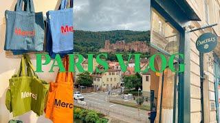 Weekly Paris Vlog⎮ Weekend travel to Germany + Weekday schedule : Merci, Rouge, Parcelles, Ducass