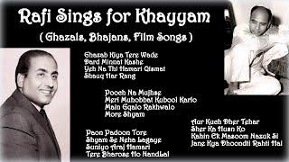 Mohammad Rafi || Khayyam || Soulful Melodies || Ghazals || Bhajans || Film Songs