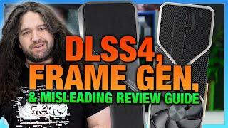 "Fake Frames" Tested | DLSS 4.0, MFG 4X, & NVIDIA's Misleading Review Guide