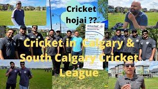 Cricket in Calgary and South Calgary Cricket League in Alberta, Canada