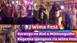 Samindo, Wanja Asali, Kamoko Karangu na aini a mûthungutho gucamithia andû mûrio at Wima Fest