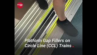 SMRT Circle Line Trains Gap Fillers