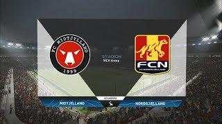 FC Midtjylland vs FC Nordsjælland - 2018-19 Danish Superliga - PES 2019