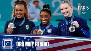 Simone Biles, de USA, se lleva el oro en salto | Juegos Olímpicos París 2024 | Telemundo Deportes